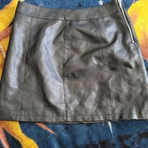 Forever 21 Leather Skirt